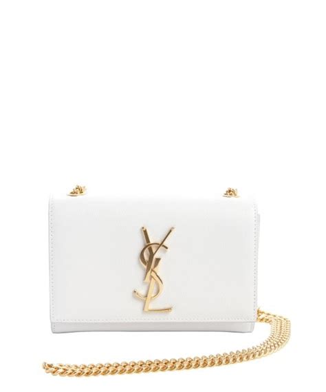 ysl white chain bag|ysl shoulder bag price.